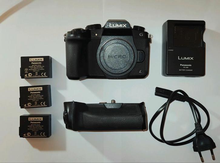 Panasonic Lumix G80 camera body, MFT, battery-grip, 3 accu's, Audio, Tv en Foto, Fotocamera's Digitaal, Gebruikt, Compact, Overige Merken