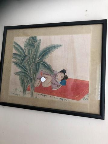 Vintage chinees erotische prent ophalen Nijmegen beschikbaar voor biedingen