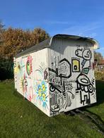 Unieke pipowagen - bouwkeet - jongerenkeet, Ophalen of Verzenden, Gebruikt