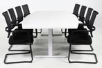 TONVORM Vergadertafel 240x120cm - Wit - Nieuw en gebruikt, Ophalen of Verzenden, In hoogte verstelbaar, Nieuw