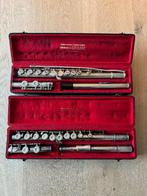 2X Dwarsfluit - Ida Maria Grassi verzilverd, Muziek en Instrumenten, Blaasinstrumenten | Dwarsfluiten en Piccolo's, Ophalen of Verzenden