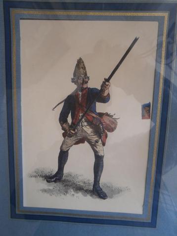 STOKZWAARDVECHTER, ??? Mooie gekl. Litho Mooi lijstje  beschikbaar voor biedingen