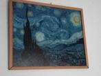 Schilderij sterren nacht, Antiek en Kunst, Kunst | Schilderijen | Klassiek, Ophalen of Verzenden