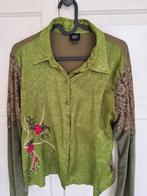 Prachtige blouse van DEPT, Maat 42/44 (L), Ophalen of Verzenden, Zo goed als nieuw, Groen