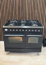 Mooie antraciet Boretti Fornuis 100 cm (Gratis bezorgen), 5258sh, Ophalen of Verzenden, Zo goed als nieuw, Energieklasse A of zuiniger