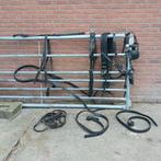 Zwart lederen tweespan tuig maat Full, Ophalen, Gebruikt, Recreatie