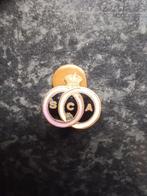 Knoopsgat speld SCA (Sport Club Anderlecht) voetbal emaille, Ophalen, Gebruikt, Sport, Speldje of Pin