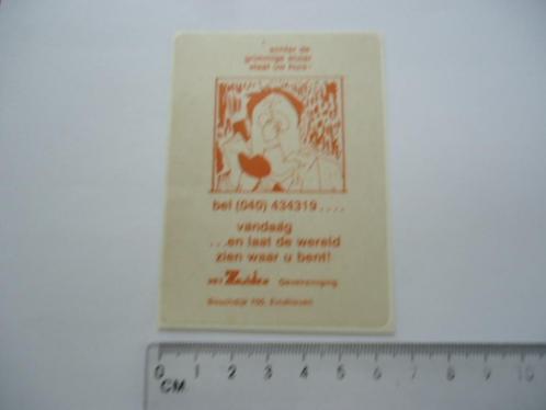sticker oud strip Het Zuiden eindhoven gevelreiniging retro, Verzamelen, Stickers, Zo goed als nieuw, Bedrijf of Vereniging, Verzenden