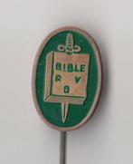 Christendom Bible Bijbel RBY speldje, Verzamelen, Speldjes, Pins en Buttons, Gebruikt, Niet vindbaar, Niet vindbaar, Speldje of Pin