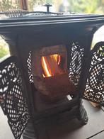 Gietijzeren Houtkachel - Prachtige Decoratie, Gebruikt, Houtkachel, Ophalen of Verzenden, Vrijstaand