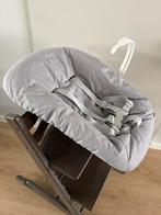 Stokke triptrap newborn set grey, Kinderen en Baby's, Kinderstoelen, Ophalen of Verzenden, Gebruikt, Meegroeistoel, Gordel(s)
