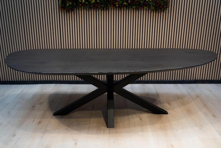 Organische eettafel massief eiken – Zelf Samen te stellen, Huis en Inrichting, Tafels | Eettafels, Nieuw, 100 tot 150 cm, 200 cm of meer