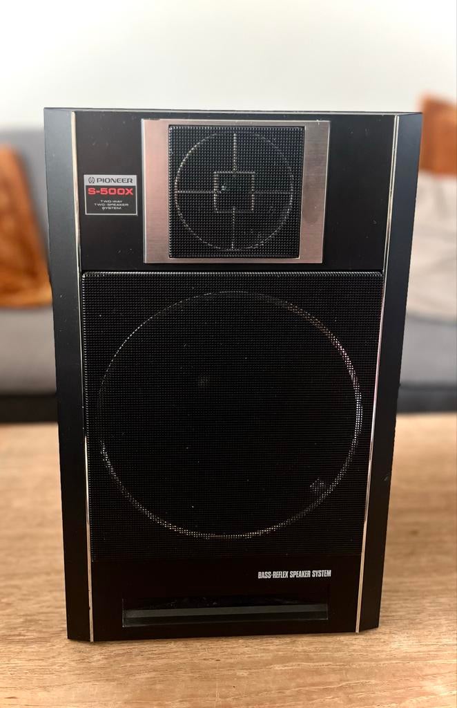 Pioneer S-500X Bass-Reflex Luidsprekersysteem, Audio, Tv en Foto, Luidsprekers, Gebruikt, Minder dan 60 watt, Front, Rear of Stereo speakers