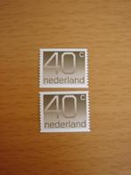NVPH 1111A Cijfer type Crouwel rolzegel 2x, Postzegels en Munten, Postzegels | Nederland, Ophalen of Verzenden, Na 1940, Postfris