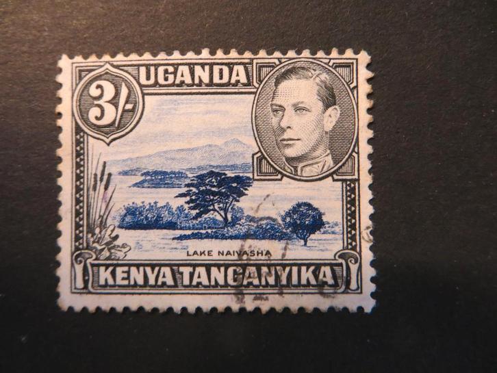 A14211: Kenya Uganda Tanganyika GVI 3/-   P 13 x 12,5, Postzegels en Munten, Postzegels | Afrika, Tanzania, Ophalen of Verzenden