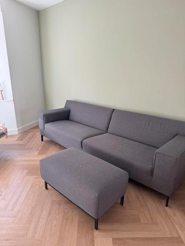 Jame bank Saar 3,5 zits, Huis en Inrichting, Banken | Complete zithoeken, Zo goed als nieuw, Metaal, Stof, Ophalen