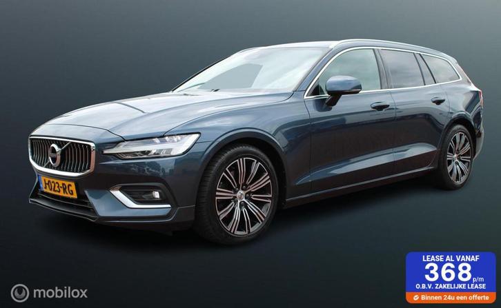 Volvo V60 2.0 B4 Inscription 200 pk, Leer, Memory, stoel + s, Auto's, Volvo, Bedrijf, Te koop, V60, ABS, Achteruitrijcamera, Adaptive Cruise Control