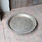 Sierlijk metalen tafelblad dienblad plateau oosters *Etage3*, Gebruikt, ., Ophalen of Verzenden, .