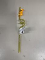 Disneyland Parijs Simba Krullend rietje, Verzamelen, Disney, Ophalen of Verzenden, Mickey Mouse, Nieuw, Beeldje of Figuurtje