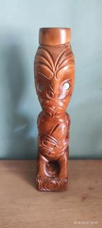 Maori Tiki Beeld - Houten Sculptuur, Antiek en Kunst, Ophalen of Verzenden