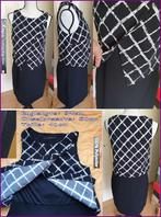 STEPS zwart-witte elegante jurk maat 38 zgan, Maat 38/40 (M), Zwart, Ophalen of Verzenden, Zo goed als nieuw