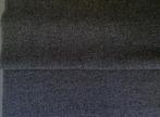 Kvadrat Tonica 2 182; donker grijs; 6x restant meubelstoffen, Wol, 120 cm of meer, Ophalen of Verzenden, Grijs