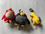 3x Angry Birds Pluche sleutelhanger 10cm, Ophalen of Verzenden, Zo goed als nieuw