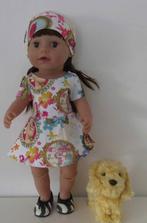 poppenkleertjes babypop born 43cm  (sportievejurk ), Verzenden, Nieuw, Babypop