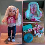 BABYBORN zusje + accessoires, fietszitje, badje en draagzak, Ophalen of Verzenden, Zo goed als nieuw, Babypop