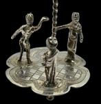 18e eeuwse Zilver miniatuur  Drie Koningen, Antiek en Kunst, Verzenden, Zilver