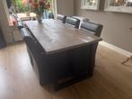 Complete eethoek robuust/industrieel, Huis en Inrichting, Ophalen, Zo goed als nieuw, Robuust/ Industrieel, 4 tot 6 stoelen