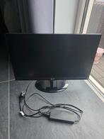 LG 23EA63V-P Zwart LED Monitor - Full HD, Gaming, Gebruikt, Hoofdtelefoonaansluiting, HDMI