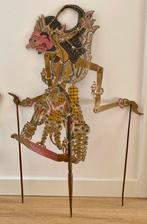 2 mooie oude wajang poppen wayang kulit schaduw/schimmen pop, Ophalen