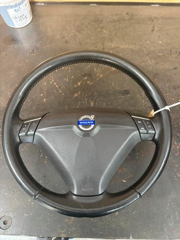 Stuur | stuurwiel zwart leder 3-spaaks Volvo V70 S60 XC70 beschikbaar voor biedingen