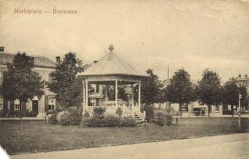 Marktplein - Brummen. - muziektent - B-keus - ongelopen beschikbaar voor biedingen