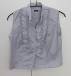 SCARVA I Leuke Blouse I Maat 42 I Grijs/Wit I Mooie Details!, Scarva, Maat 42/44 (L), Ophalen of Verzenden, Zo goed als nieuw