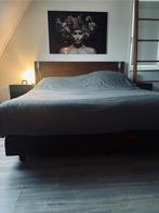 Gratis Boxspring elektrisch verstelbaar 180 x 200, Ophalen, Gebruikt, Bruin, Tweepersoons