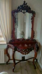 Antieke Sitable met Spiegel, Ophalen of Verzenden