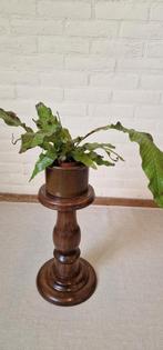 Houten plantentafel /decoratieve zuil, Huis en Inrichting, Gebruikt, Onbekend, Ophalen of Verzenden, Onbekend