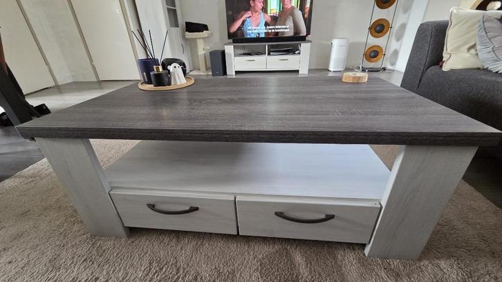 Woonexpress Herwijnen Salontafel 114x63x46, Huis en Inrichting, Tafels | Salontafels, Gebruikt, Minder dan 50 cm, 100 tot 150 cm