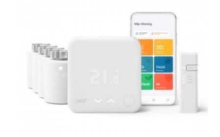 Tado Slimme Thermostaat Starter Kit V3+, Doe-het-zelf en Verbouw, Thermostaten, Zo goed als nieuw, Slimme thermostaat, Ophalen of Verzenden