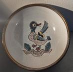 Vintage decoratieve schaal met eend, Ophalen of Verzenden