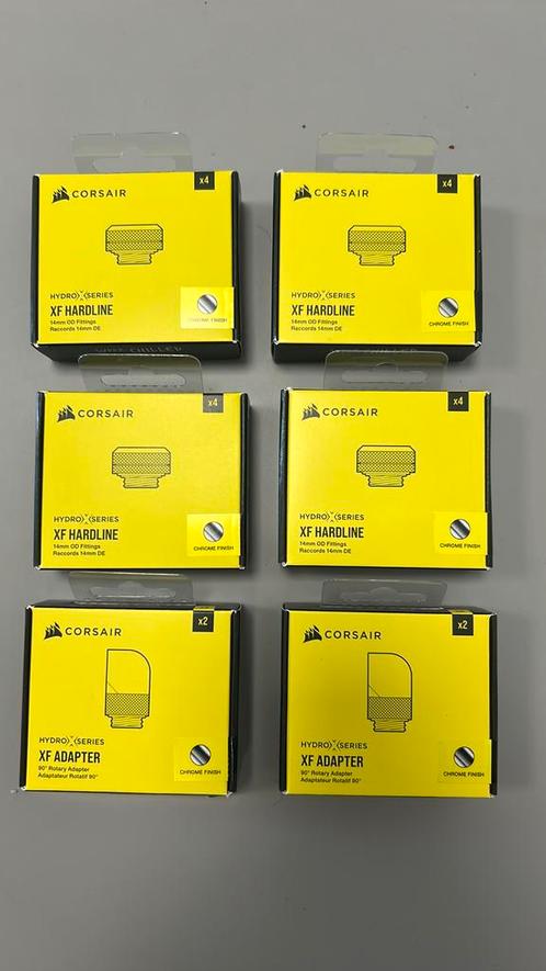 6x Corsair CX-9055008-WW – Premium G1/4” Hardline Fitting, Hobby en Vrije tijd, Elektronica-componenten, Zo goed als nieuw, Ophalen of Verzenden