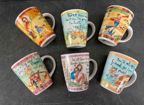 Mokjes “Born to shop” Johnson Brothers, 8,5 cm, Huis en Inrichting, Keuken | Servies, Zo goed als nieuw, Kop(pen) en/of Schotel(s)
