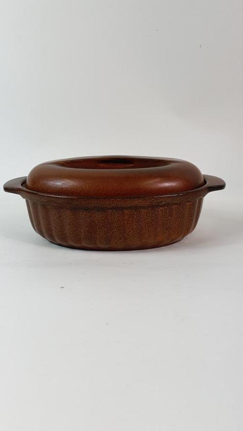 Scheurich 306-27 vintage ovenschaal, dekschaal, bruin. 4C11, Antiek en Kunst, Antiek | Keukenbenodigdheden, Ophalen of Verzenden