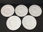 Wedgwood Windsor gebaksbordjes 18 cm 5 stuks, Ophalen of Verzenden, Zo goed als nieuw, Bord(en), Wedgwood