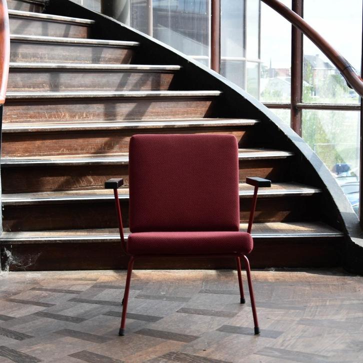 Gispen 1401, Huis en Inrichting, Fauteuils, Zo goed als nieuw, Stof, 50 tot 75 cm, Minder dan 75 cm, Ophalen of Verzenden