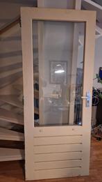 2x Hardhouten Buitendeur 83x201,5cm, Doe-het-zelf en Verbouw, Ophalen, Gebruikt, Buitendeur, 200 tot 215 cm