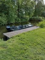 Alumacraft platbodem console 15 pk incl. trailer, Watersport en Boten, Ophalen, Aluminium, Zo goed als nieuw, Benzine