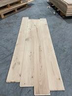 31m2 eiken multiplank vloer onbehandeld, Ophalen of Verzenden, Zo goed als nieuw, 75 m² of meer, Parket